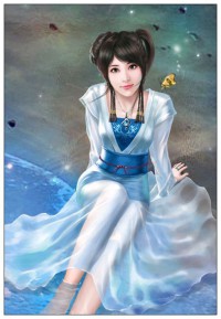 青絲挽落花